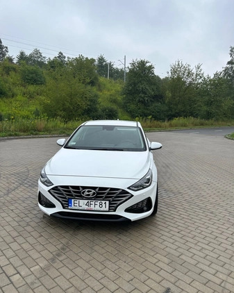 Hyundai I30 cena 58499 przebieg: 28700, rok produkcji 2021 z Łódź małe 137